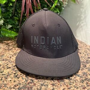 Indian Motorcycle Black Mesh Cap